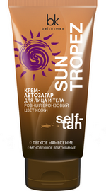 BelKosmex SUN TROPEZ Self-tanning cream for face and body even bronze skin color 150g